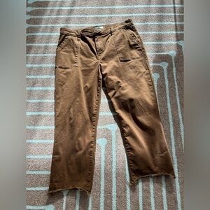 KUT from the Kloth Chris High Waist Ankle Slim Straight Leg Pants capri size 14